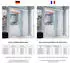 Inova Glasschiebetür Curved 880 x 2035 mm Komplettset mit Griffmuschel