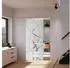 Schulte Glas-Schiebetür Kreis-Design 755x2035mm, 8mm ESG, Quadratgriff (inova)