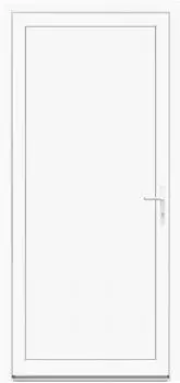 Panto Nebeneingangstür K500 Weiß 98 cm x 198 cm DIN R