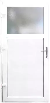 Panto nach außen öffnende Tür K 504 Weiß 98 cm x 198 cm Anschlag Links