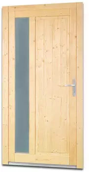 Panto Holz-Nebeneingangstür NET 511 Fichte Natur 88 cm x 200 cm Anschlag Rechts
