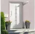 vidaXL Haustür Aluminium und PVC Weiß 100x200 cm 3056809