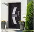 vidaXL Haustür Anthrazit/Weiß 88x200cm PVC (88x200)