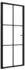 vidaXL Innentür ESG Glas und Aluminium 83x201,5 cm Schwarz 151203