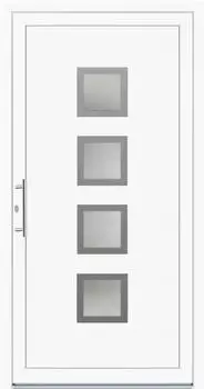 Panto Kunststoff-Haustür K025 Weiß 110 cm x 210 cm DIN L