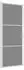 vidaXL Innentür 83x201,5 cm Weiß ESG-Glas und Aluminium 350585