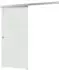 Inova Glasschiebetür Vollflächig Satiniert 775 x 2035 mm Komplettset mit Griffmuschel inkl. 2Seitiger Softclose