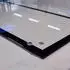 Inova Glasschiebetür Klar Schwarze Streifen 1025 x 2200 mm Komplettset mit Stabgriff inkl. 2Seitiger Softclose
