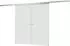 Schulte Doppelschiebetür Glas satiniert 1760x2035mm Griffknopf Softclose