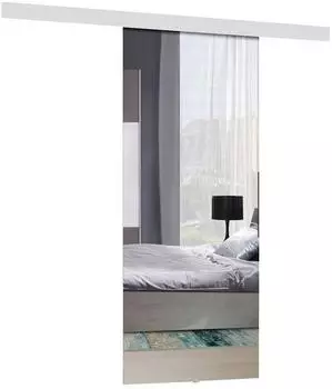 Mirjan24 Mirror Schiebetür mit Spiegel, Komplett-Set, Innentür (Modell 70)