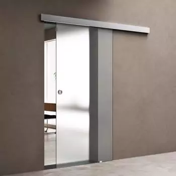 doporro Amalfi-plus 12H Glasschiebet&uuml;r Softclose 77,5x215cm ESG Satiniert (Amalfi-plus 12H)