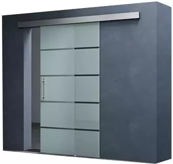 Mai & Mai Glasschiebetür-Komplettset Softclose ESG 8mm H:2050mm