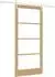 vidaXL Schiebetür Massivholz Kiefer & Glas 93x202cm (3332371)