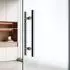 doporro Amalfi-plus 14H Glasschiebetür Komplettset 77,5x215cm, 8mm ESG Satiniert, Softclose (TS14H-775)
