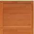 vidaXL Scheunentür Massives Kiefernholz Wachsbraun 100x208cm (860852)