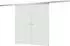 Inova Doppel-Glasschiebetür satiniert 1510x2035mm Softclose beidseitig