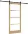 vidaXL ORKDAL Schiebetür Natur Massivholz Kiefer & Glas 93x202cm (3332483)