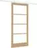 vidaXL ORKDAL Schiebetür Massivholz Kiefer & Glas 93x202cm (3332091)