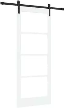 vidaXL Orkdal Schiebet&uuml;r Wei&szlig; 83x202cm