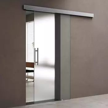 doporro Amalfi 14H Glasschiebet&uuml;r Softclose 90x215cm ESG Satiniert (TS14H-900)