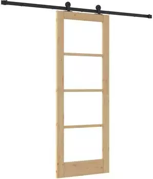 vidaXL ORKDAL Schiebet&uuml;r Natur 73,5x198,5cm