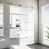 Inova Glasschiebetür Blockstreifen satiniert offene Laufschiene 900x2080mm (BHTW460G75-BHZP460E02)