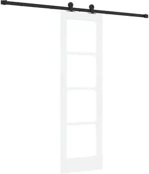 vidaXL ORKDAL Schiebet&uuml;r Wei&szlig; 61x198,5cm (3332126)