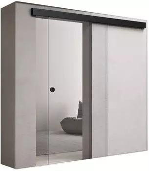 doporro Glasschiebetür Komplettset Softclose 8mm ESG Nano (Amalfi-plus)