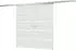 Schulte Doppelschiebetür Glas Blockstreifen 1760x2035mm Softclose Griffknopf