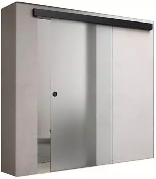 doporro Amalfi-plus 12 Glasschiebetür Komplettset Softclose 8mm ESG Nano (Amalfi-plus 12)