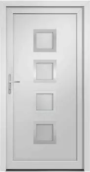 vidaXL Haust&uuml;r Wei&szlig; 108x200 cm PVC 3187841