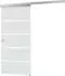 Inova Glasschiebetür Blockstreifen 755x2035mm Quadratgriff