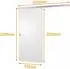 Inova Schiebetür-Komplettset Holz, weiß, Softclose, 755x2035mm