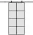 vidaXL Schiebetür mit Beschlag ESG-Glas & Aluminium 102,5x205cm (3332904)