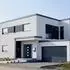 vidaXL Haustür anthrazit 110x210cm Aluminium und PVC (3157073)