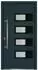 vidaXL Haustür anthrazit 110x210cm Aluminium und PVC (3157073)