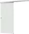 Inova Glas-Schiebetür satiniert 755x2035mm mit Schienensystem und Griffknopf