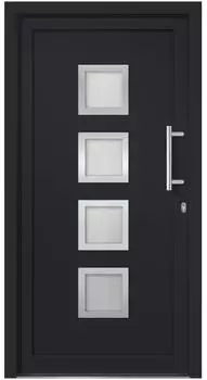 vidaXL Haustür anthrazit 108x200cm (279197)