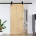 vidaXL NARVIK Tür 100x210cm Massivkiefer, natur (42047099)