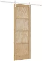 vidaXL Schiebet&uuml;r ORKDAL 73,5 x 211 cm Massives Kiefernholz