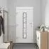 vidaXL Haustür weiß 88x200cm PVC (3445671)