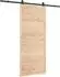 vidaXL Schiebetür Massivholz Kiefer natur 100x208cm (3445611)