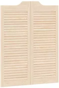 vidaXL Schwingt&uuml;ren 100x40cm, massives Kiefernholz, natur