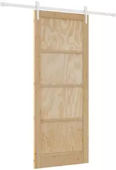 vidaXL Schiebet&uuml;r ORKDAL 86x211cm, massives Kiefernholz