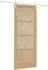 vidaXL Schiebetür ORKDAL 86x211cm, massives Kiefernholz