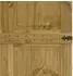 vidaXL Scheunentür Corona Massives Kiefernholz honigbraun 100x210cm (42021182)