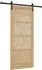 vidaXL Schiebetür Natur massives Kiefernholz 86x198,5cm (3445438)
