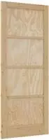 vidaXL Interior T&uuml;r 86 x 211 cm Sperrholz Natur
