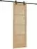 vidaXL Schiebetür natur und schwarz 73,5x211cm (3445513)