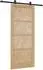 vidaXL Schiebetür ORKDAL 86x198,5cm massives Kiefernholz, natur